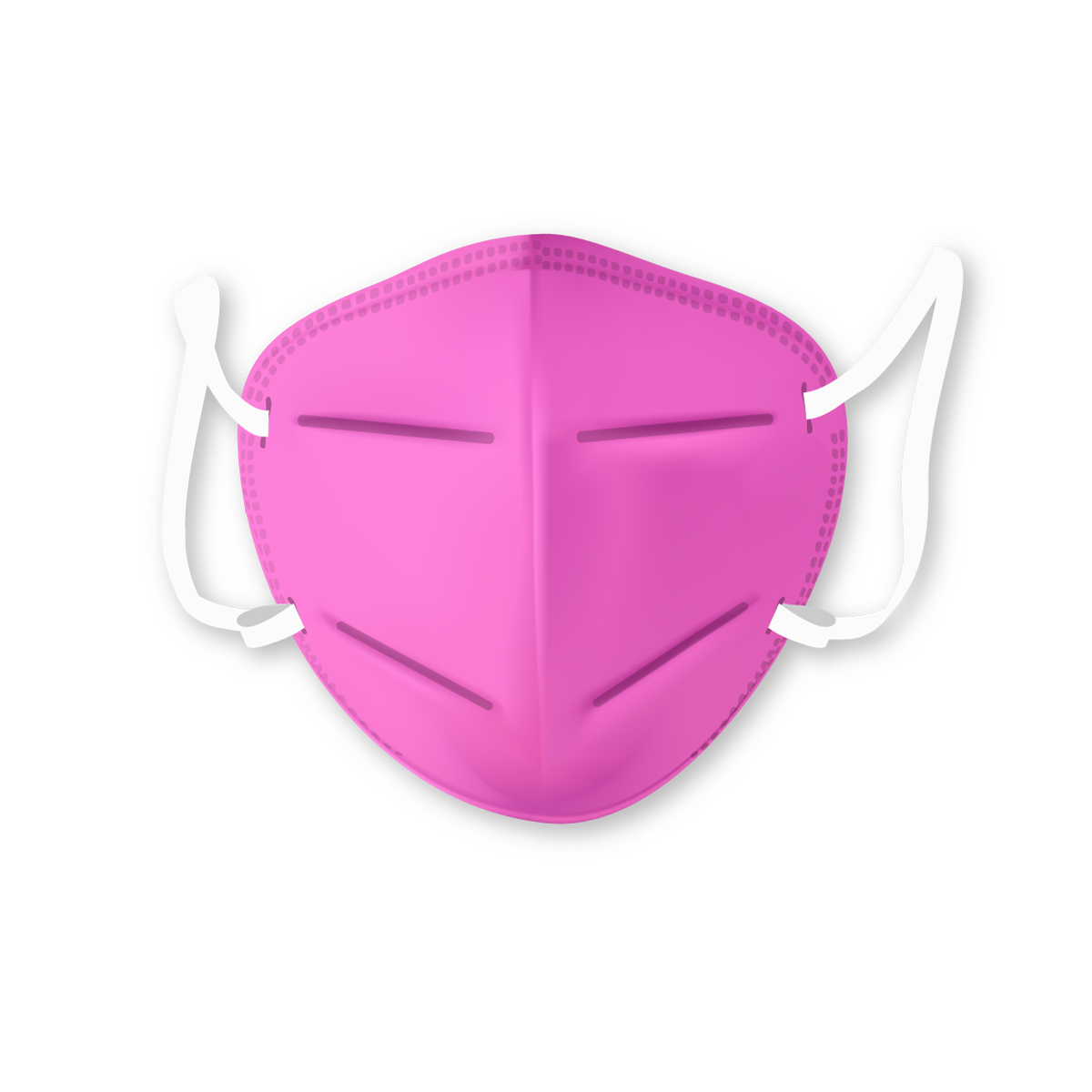 5Layers Mask with Meltblown,HAC,Nose Pin (Pack of 30 Masks in Pink Color)